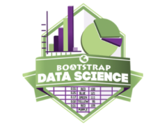 Boostrap Data Science. Image of two types of graphs and some data.