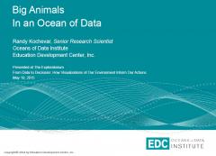 Big Animals in an Ocean of Data